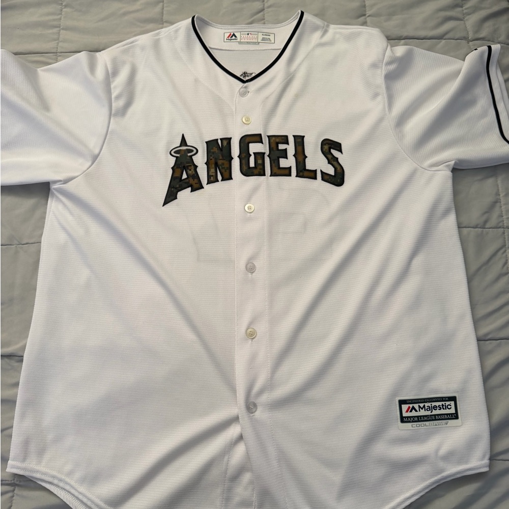 Majestic White Angels Team Jersey